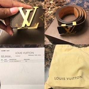 100% Authentic Louis Vuitton Belt